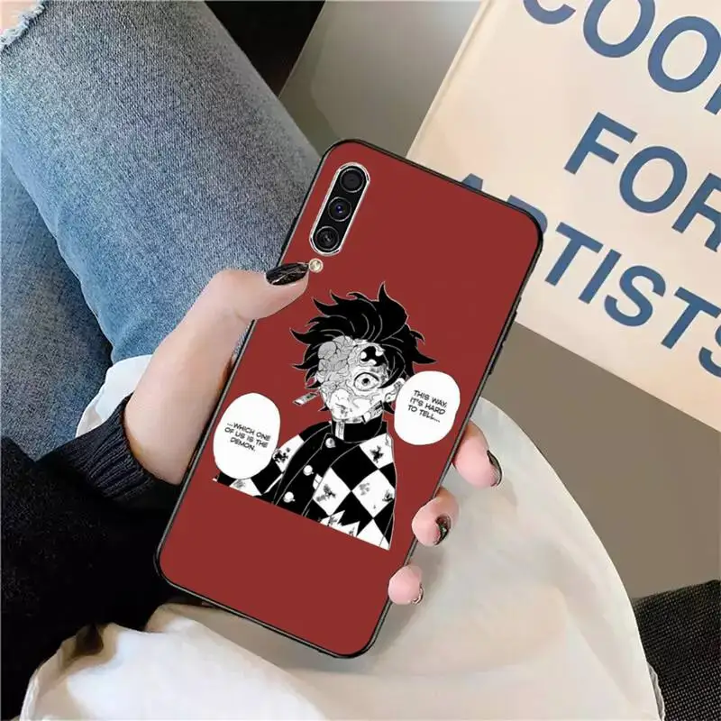 

Demon Slayer Kimetsu No Yaiba anime Phone Case For Samsung galaxy S 9 10 20 A 10 21 30 31 40 50 51 71 s note 20 j 4 2018 plus