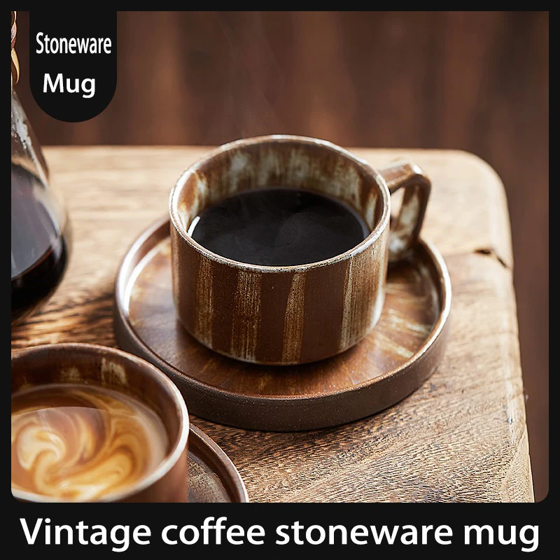 

Креативная керамическая посуда, чашки с капюшоном для завтрака, молока, кофейни, Пара керамических кружек, кофейня в японском стиле, винтажн...