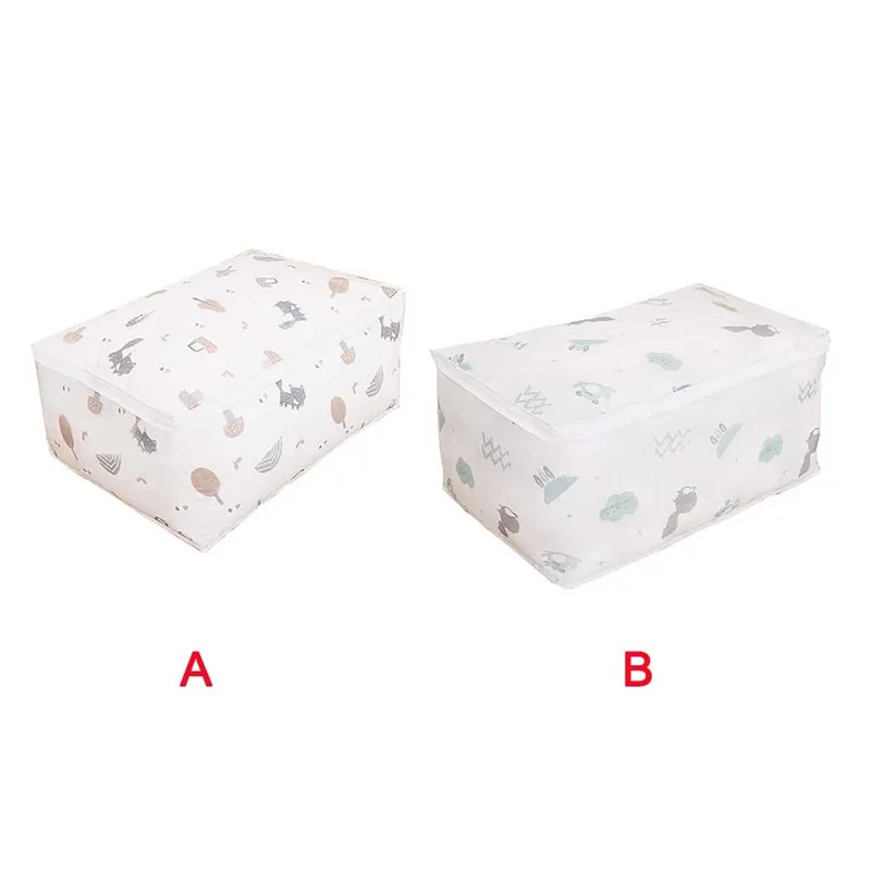 

NEW Foldable Storage Bag Clothes Blanket Quilt Closet Sweater Organizer Box Pouches Fashion Sale Clothes Cabinet Organizer @C