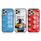 Чехол для телефона из закаленного стекла для Iphone 11 ProMax 12 MINI X Улица Сезам, чехол для iPhone XS MAX XR 8 7Plus 6 5, облегающий чехол