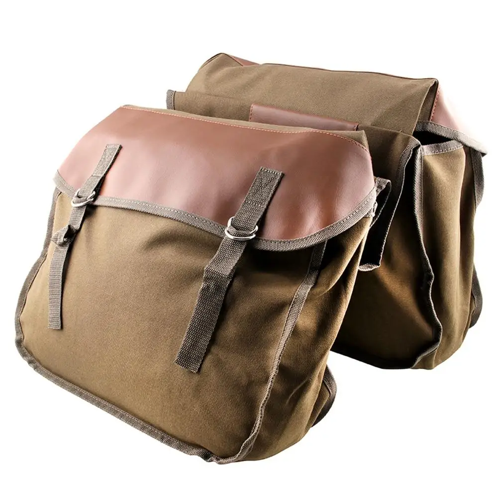 Мотоциклетная седельная сумка холщовая для инструментов универсальная