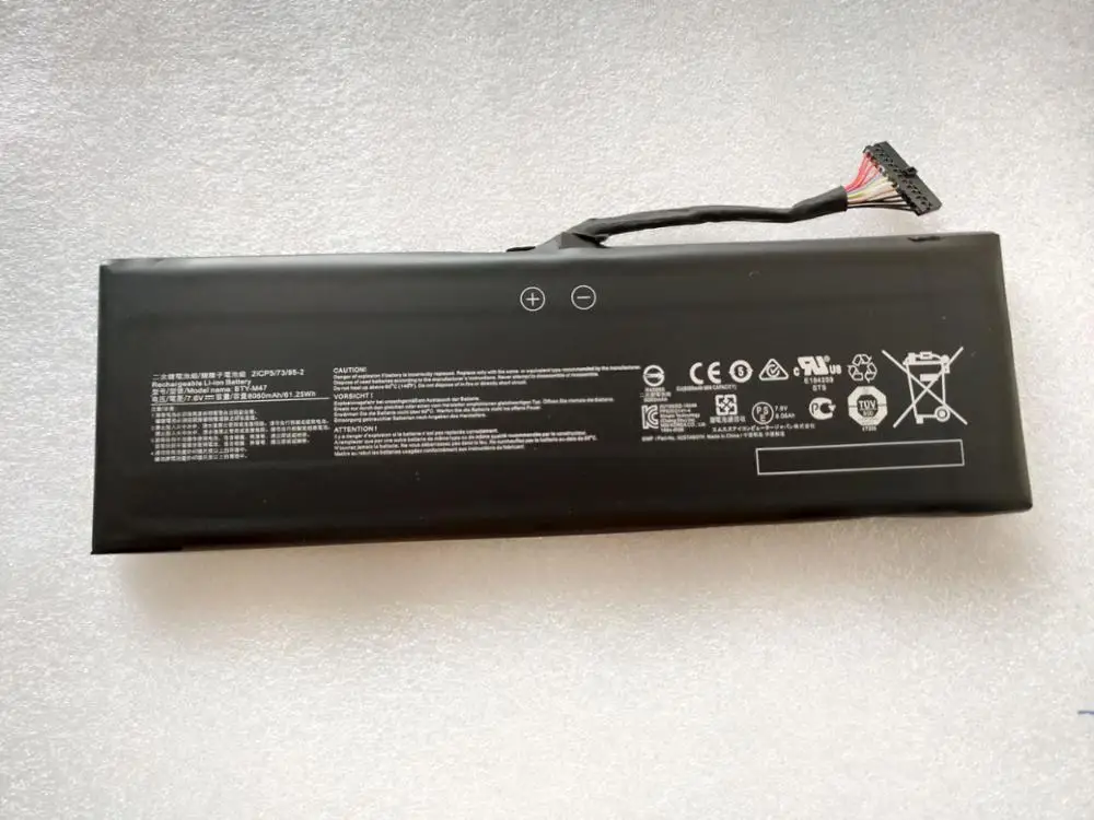 BTY M47 Аккумулятор для ноутбука MSI GS40 GS43VR 6RE 6QE батареи 006XCN GS43 GS43VR|Батареи планшетов и