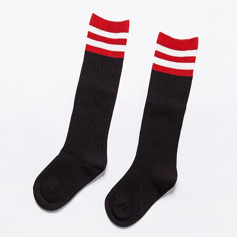 Kids Cuff Length Socks Mid Tube Baby Cotton Striped Leg Warmers Boys Girls Calcetines Winter Children Clothes | Детская одежда и