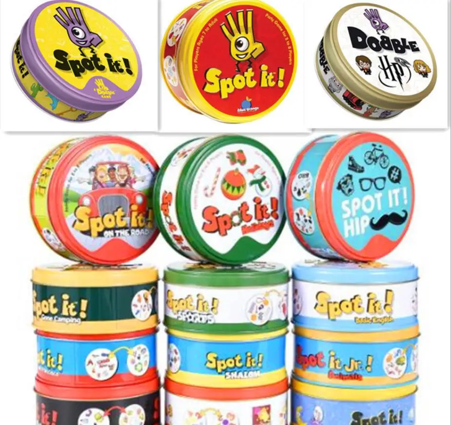 20 видов стилей Доббль карточная игра Спот это Поттер HP настольная для