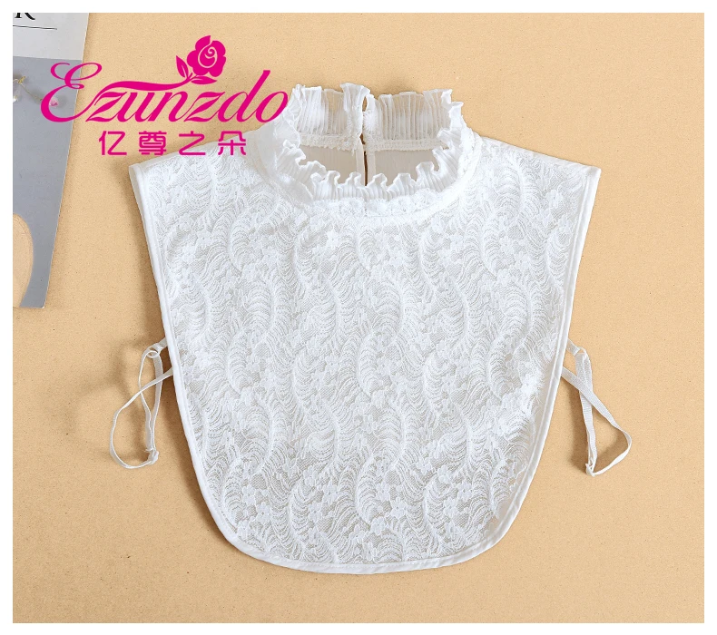 

Рубашка с воротником и вышивкой в виде птиц; Съемный воротник; Peto Mujer Chemisier; Искусственная кожа; Осенняя элегантная одежда; Nep Kraagie