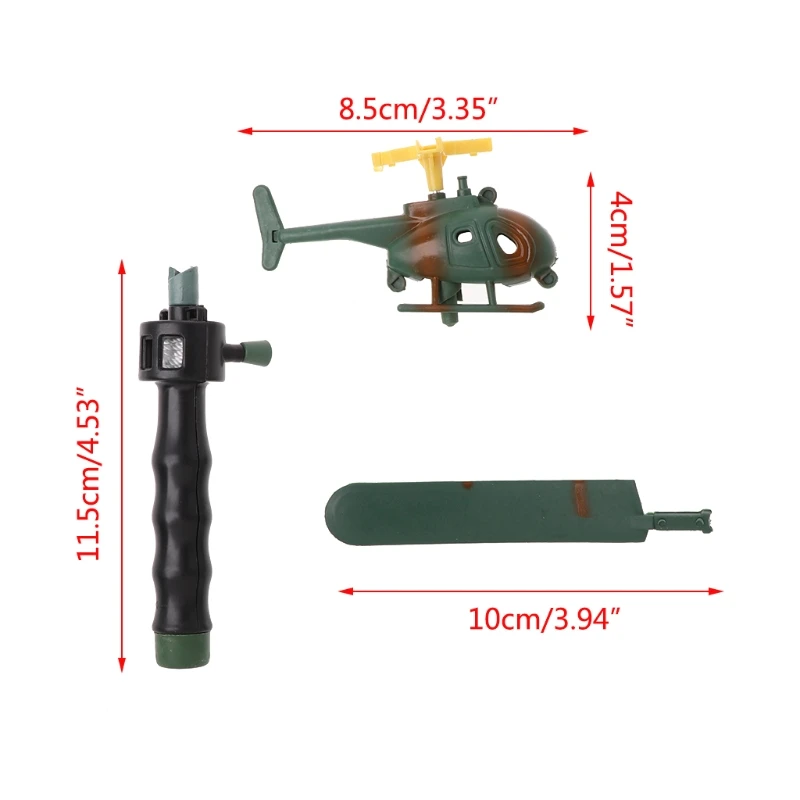 

Kids Toys Pull String Handle Educational Helicopter Funny Outdoors Toys Gift For Children