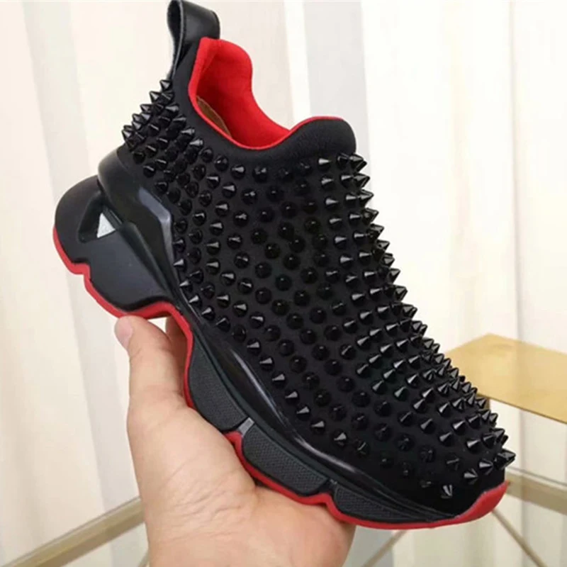 

Platform Sneakers with Non-slip Rivets for Women Comfortable Sports Shoes for Seasons Tennis 2021 Sneakers Women Womens Shoes