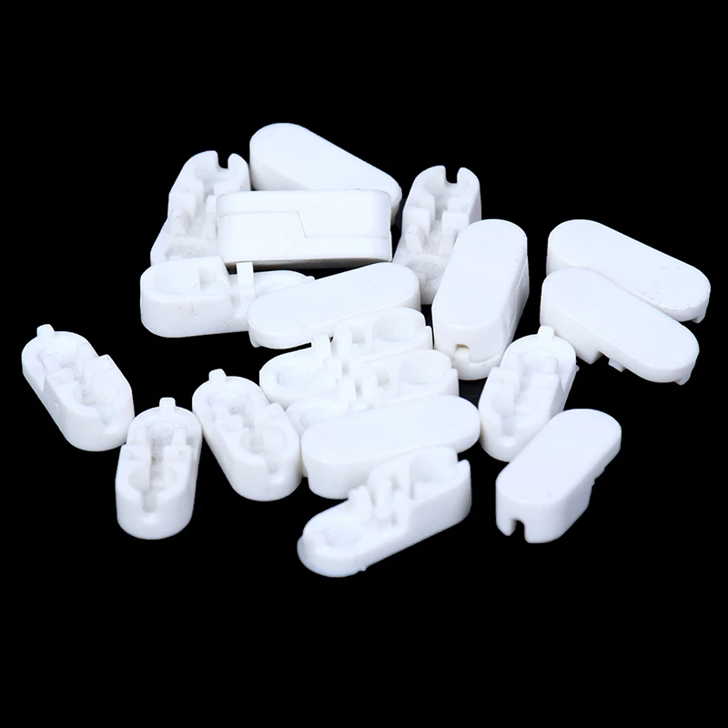 20pcs/lot Plastic Roller Blinds Pull Cord Connector Curtain Chain for Vertical Joiners Spare Tool Replacement | Дом и сад