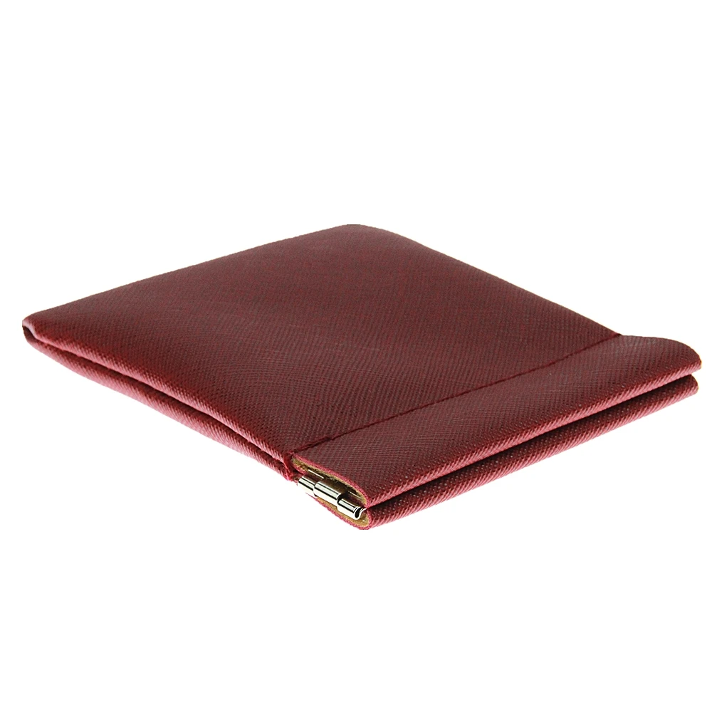 Модный однотонный кошелек из искусственной кожи для мужчин и женщин тонкий