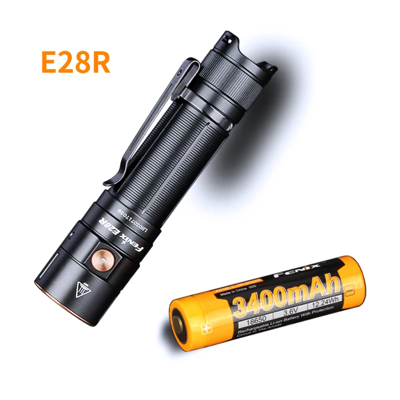Фонарик Fenix E28R с магнитной зарядкой 1500 люмен фонарь батареей 3400 мАч|flashlight
