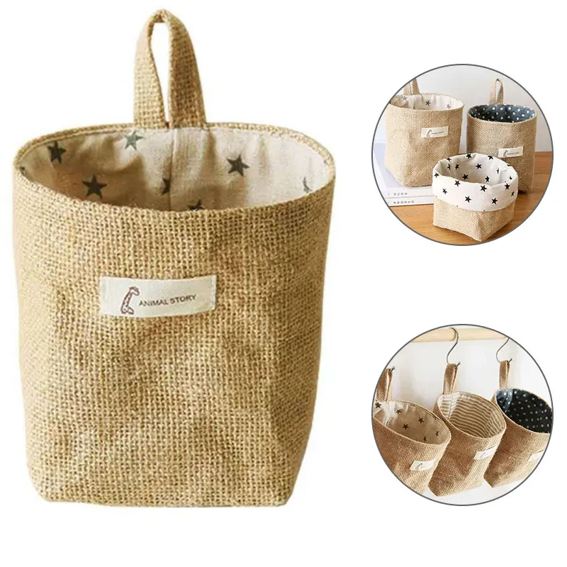 Хлопковая косметика канцелярские принадлежности подвесная сумка для хранения