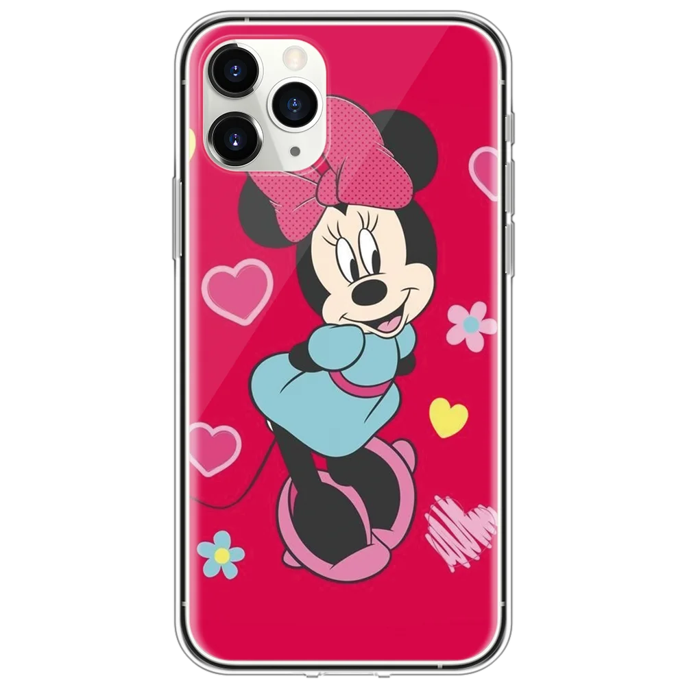 minnie ТПУ мультяшный милый чехол для iPhone 8 Чехол 7 8 Plus 11 Pro 5 6 6S XR 5S 5C 4 4S SE Funda для iPhone XS Max чехол s для iPhone X чехол - Цвет: minnie