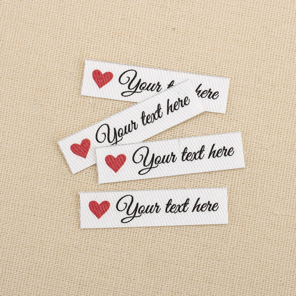 160 шт. Гладильные этикетки для бутиков логотип или текст персонализированный