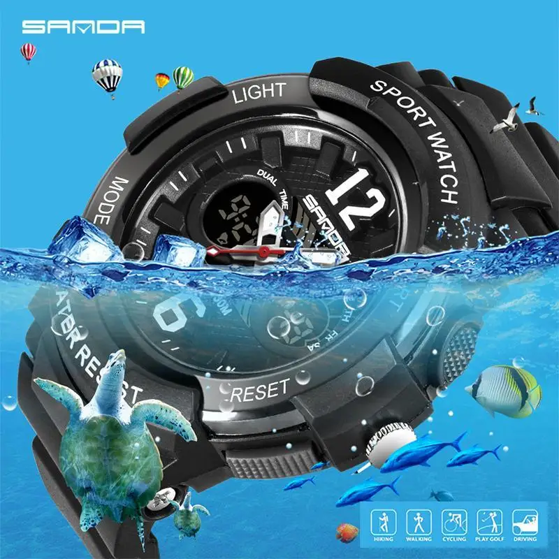 Часы наручные SANDA женские роскошные брендовые модные Многофункциональные