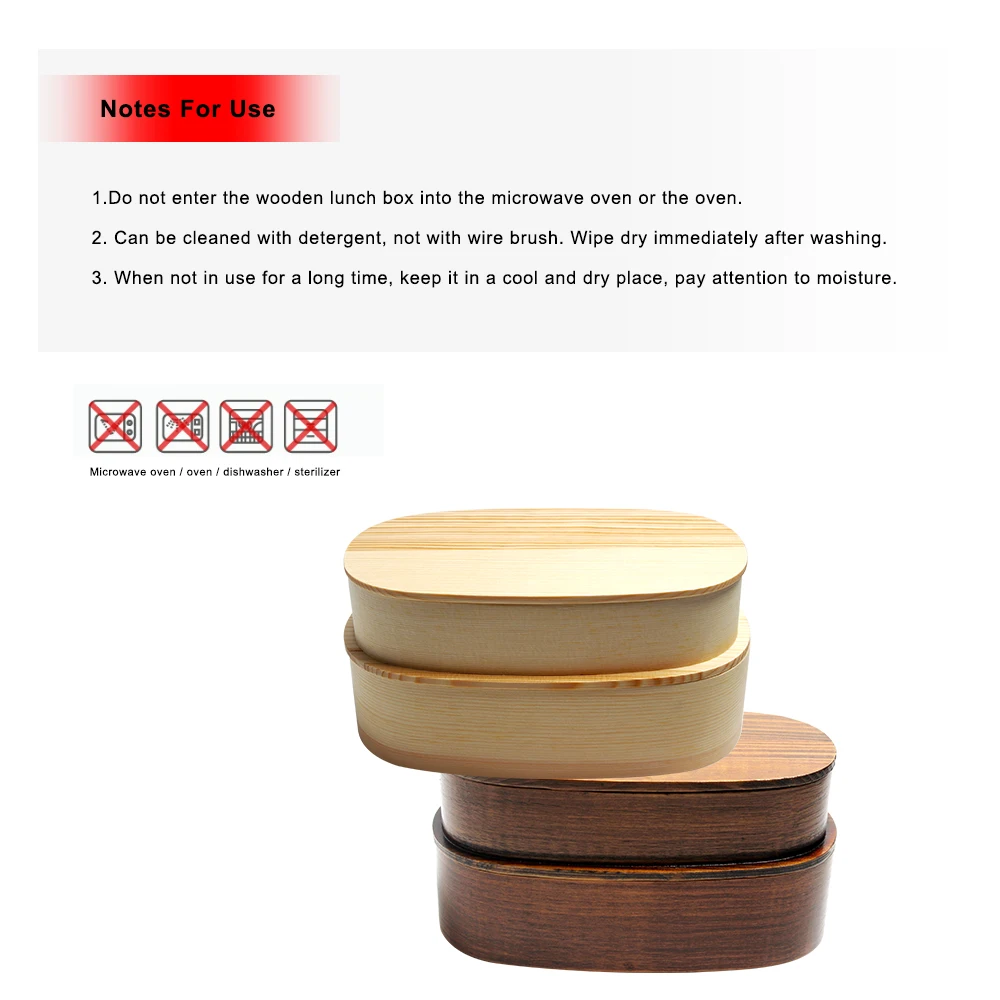 

Wooden Lunch Box Set 2-layer Portable Sushi Bento Boxes Food Container with Compartment Japanese Fruit Case Students Lunchbox