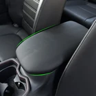 Аксессуары для автомобилей, подлокотник из микрофибры и кожи для центральной консоли, обшивка для Toyota Rav4 RAV 4 2020, тип эластичной ленты