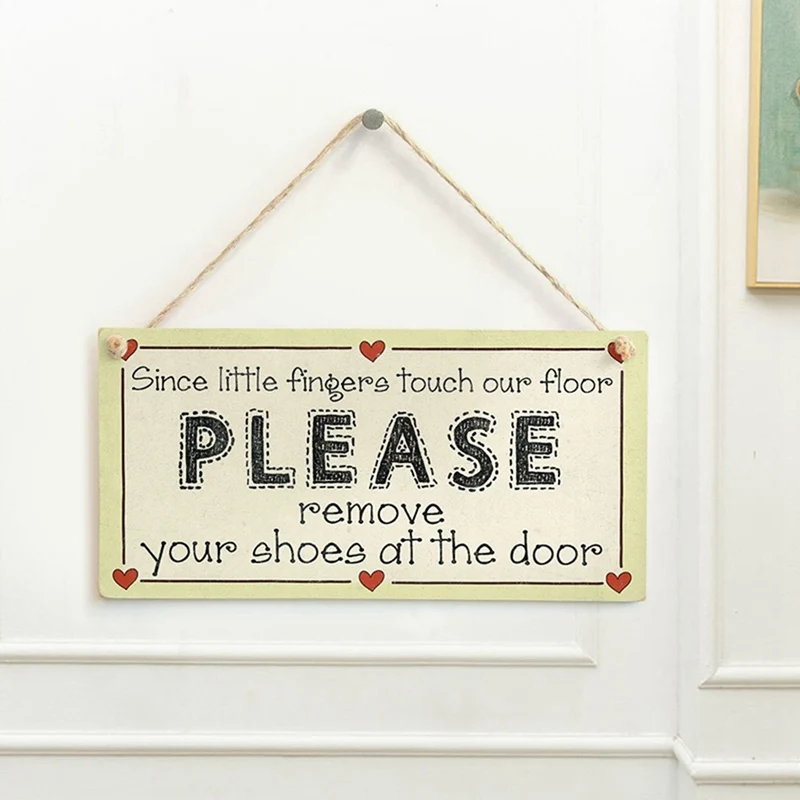 Деревянная подвесная табличка деревянная вешалка в винтажном стиле доска для