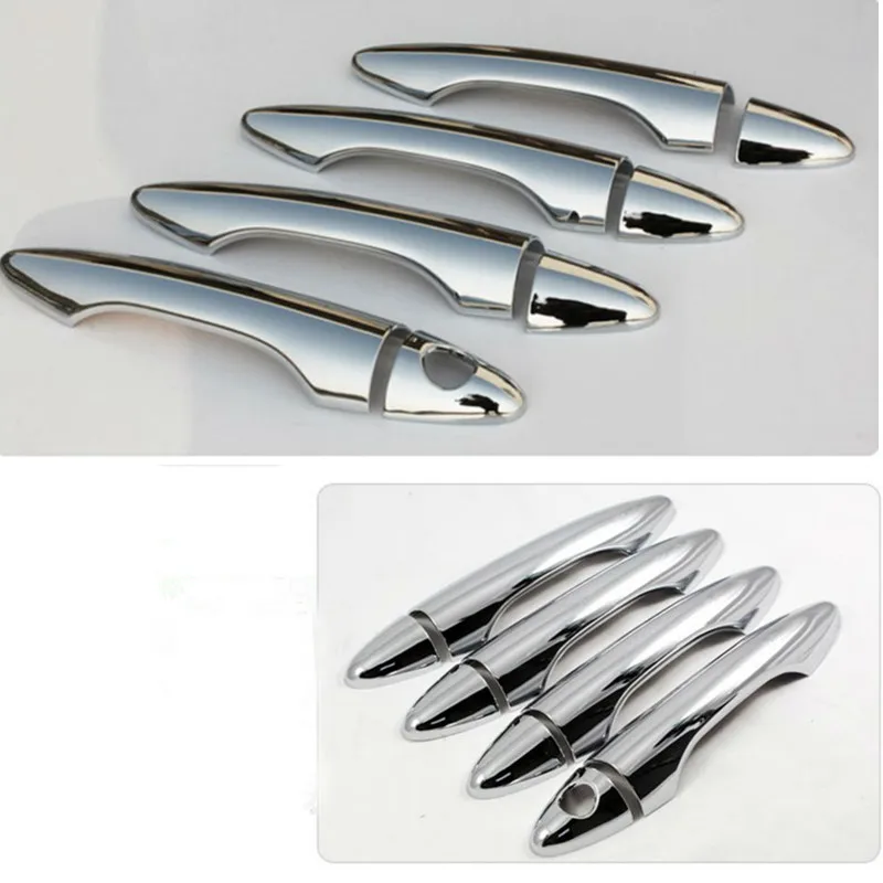 Автомобильный Стайлинг подходит для Hyundai Ix35 2010 2011 2012 2013 2014 2016 2017 Abs Chrome 8 шт./компл.