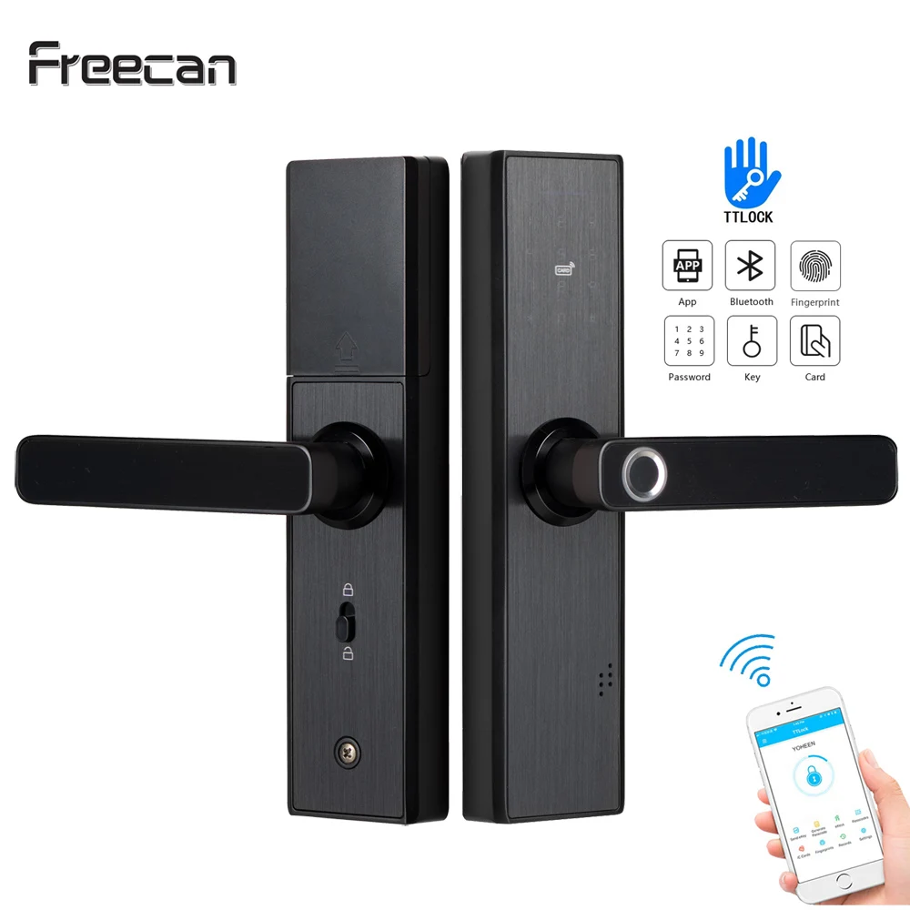 Bluetooth электронный умный дверной замок приложение TTLock биометрический