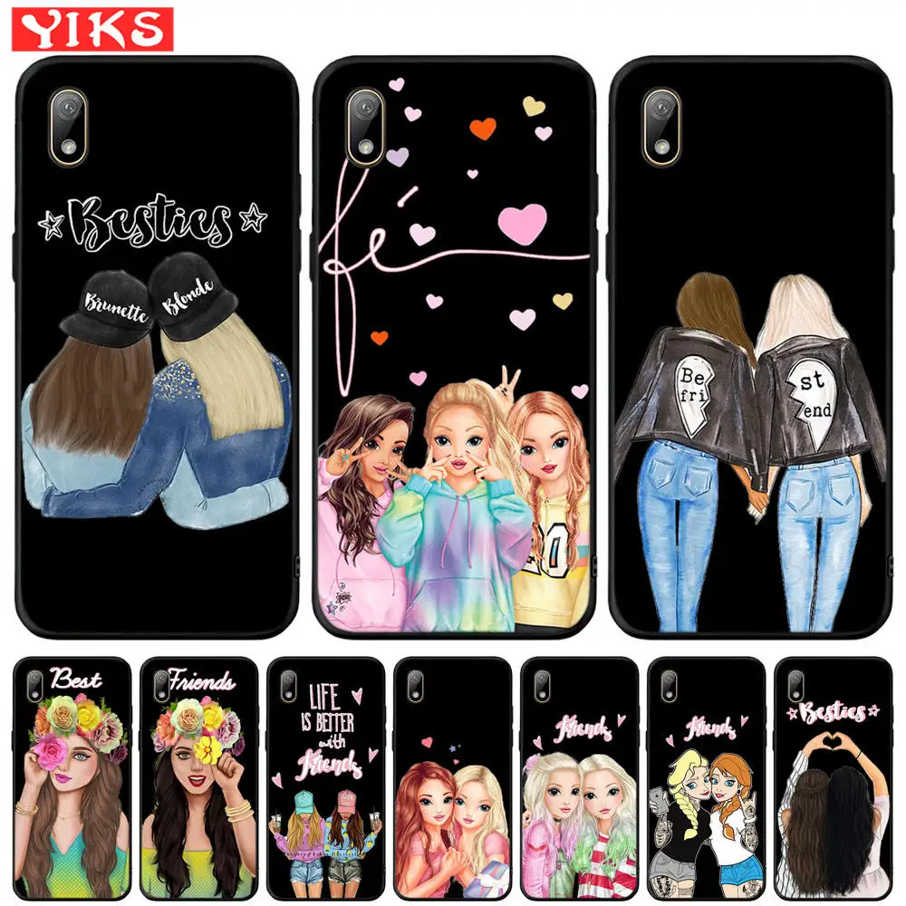 Чехол для Honor 7A Pro 8S P Smart Z Girls Bff Best Friends Forever чехол Huawei Y5 Lite Y6 Prime 2018 2019 Y7 Y9 2019|Бамперы| |