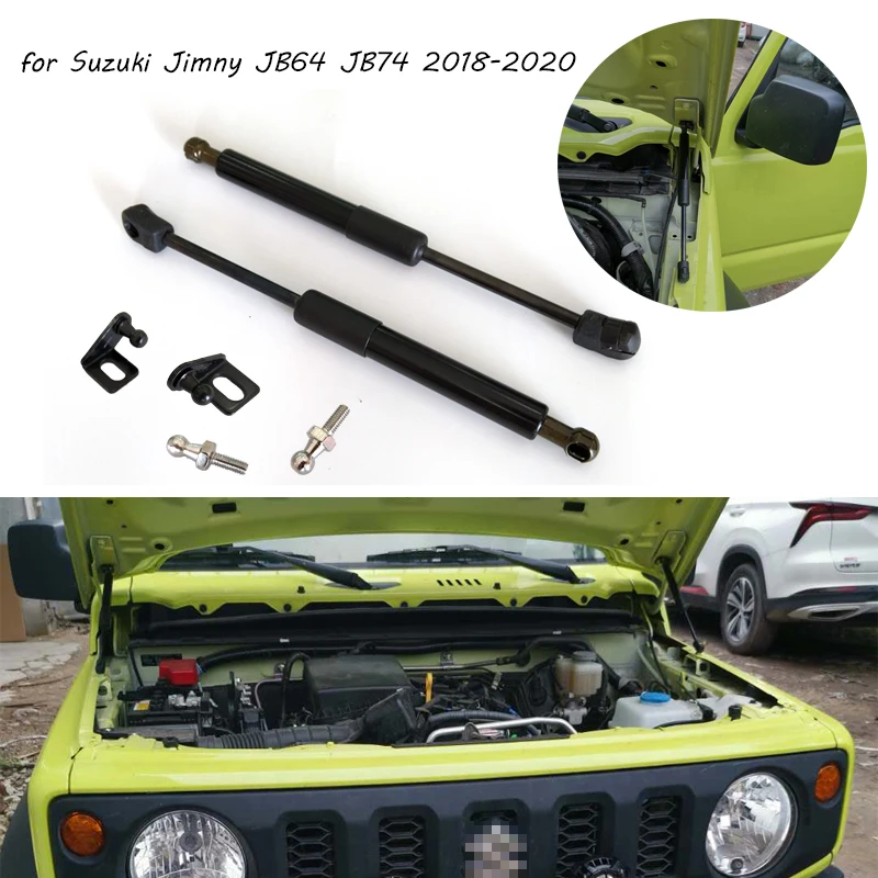 

Car Hood Struts Support Damper Modify Front Refit Bonnet Hood Gas Shock Lift Strut Bars for Suzuki Jimny JB64 JB74 2018-2020