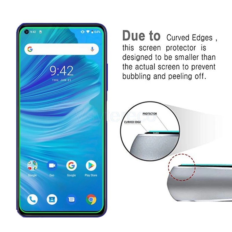 2 шт. закаленное стекло для UMIDIGI F1 Play защита экрана 2.5D 9H Премиум Закаленное стекло для UMI UMIDIGI F2 Защитная стеклянная пленка