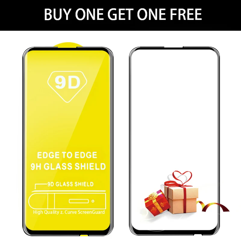 

MOFi for Huawei honor 9x glass tempered full cover honor 9x pro screen protector front film honor9x protective guard glass