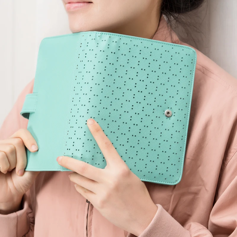 Персональный органайзер Macaroon полый кожаный деловой офисный спиральный