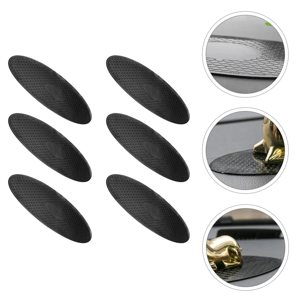 6 шт. Нескользящая силиконовая подушка для приборной панели