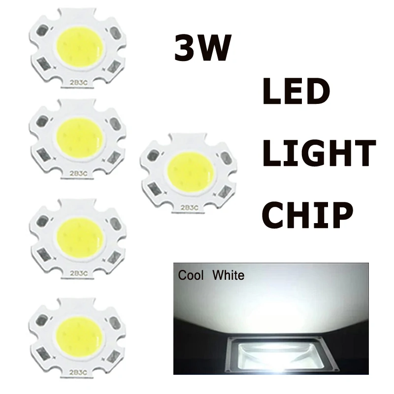3W светодиодный светильник LED чип наводнение s DC 9 12 В led лампа бисер супер яркий
