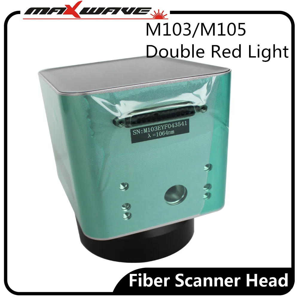 

High speed M103 Aperture 10mm Laser Galvo Scan Head Galvanometer Scanner Dual Red Indicator Light Galvo Head