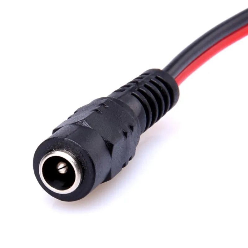 Dc шин красно черная шнур питания постоянного тока Светодиодный светильник