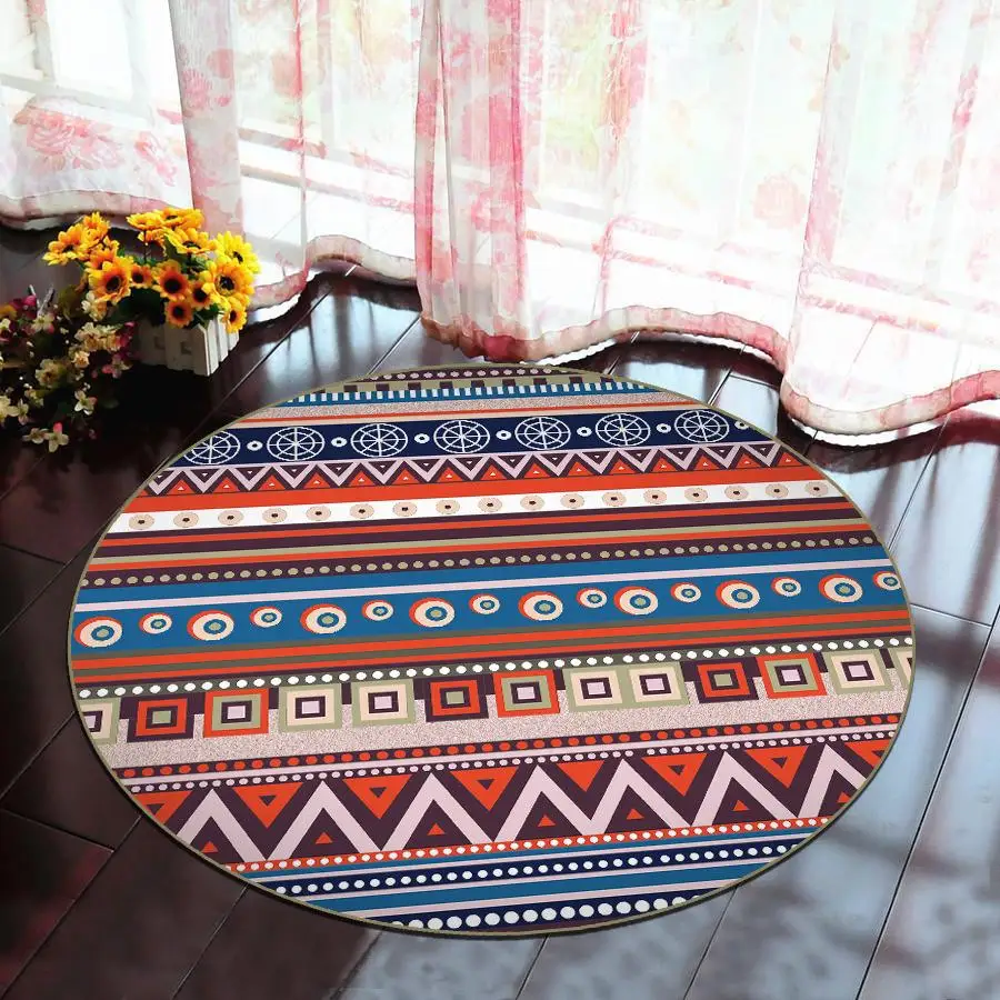 50 рыбьих пляжных круглых ковровых покрытий Нескользящие напольные коврики