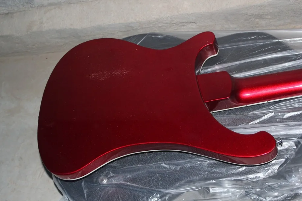 Завод+ 5 струн риккенбэк 4003 fireglo электрический бас металлическая КРАСНАЯ ОТДЕЛКА 5 струн Ricken 4003 бас