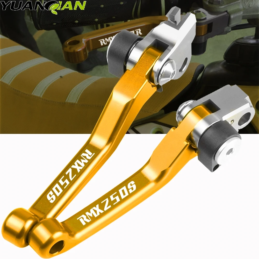 

Motocross CNC Aluminum Dirt Bike Pit bike Pivot Handle Lever Brake Clutch Levers For SUZUKI RMX250S RMX 250S 19931994 1995 1996