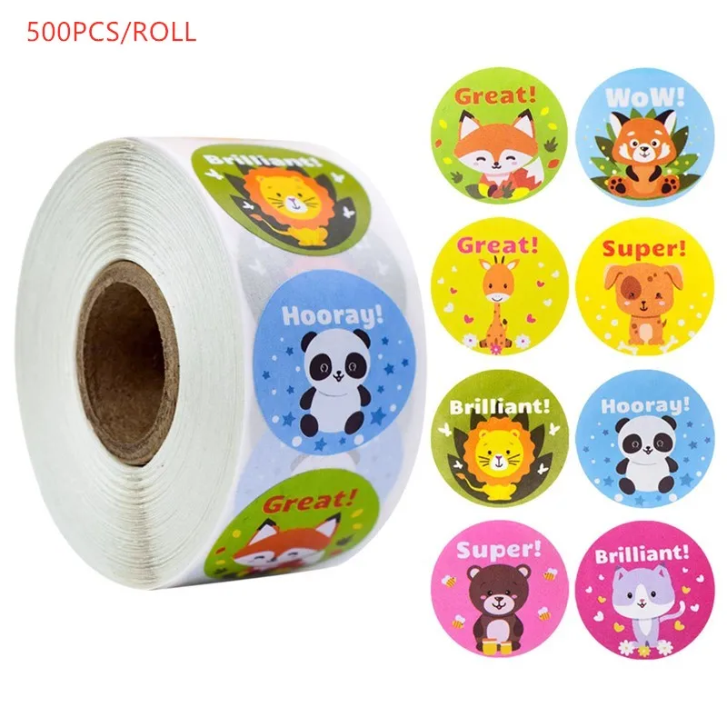 Животные мультфильм Стикеры Размер s для детей стикеры классических игрушек