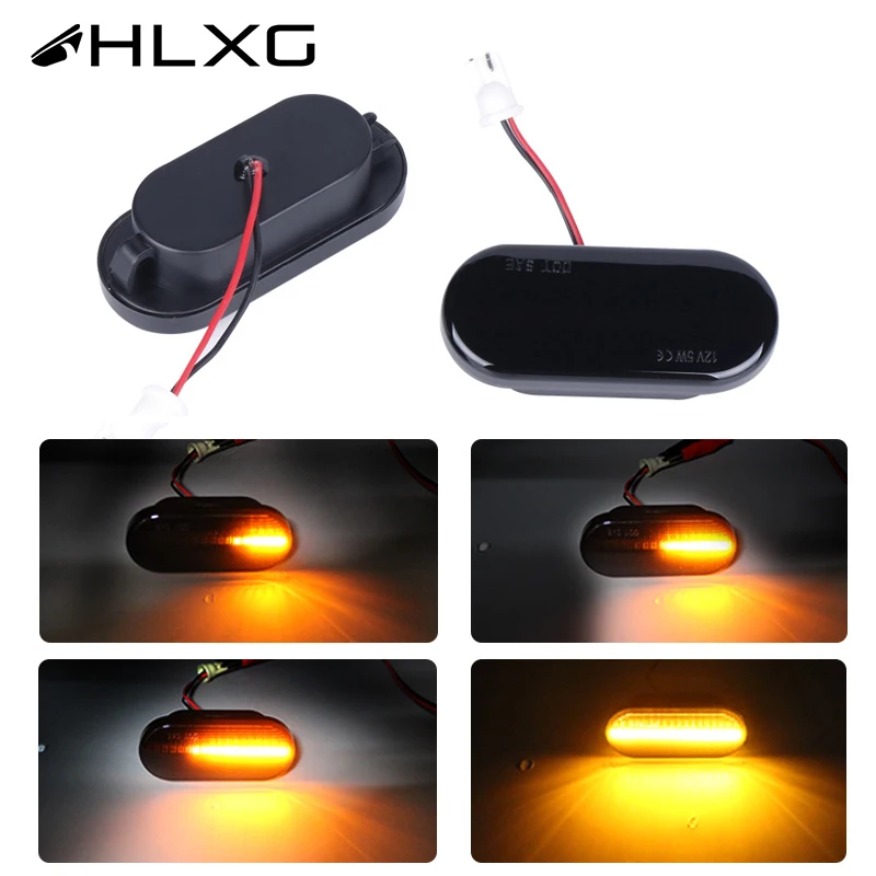 2X светодиодный динамический боковой габаритный светильник для ford focus mk2 ibiza 6l c max
