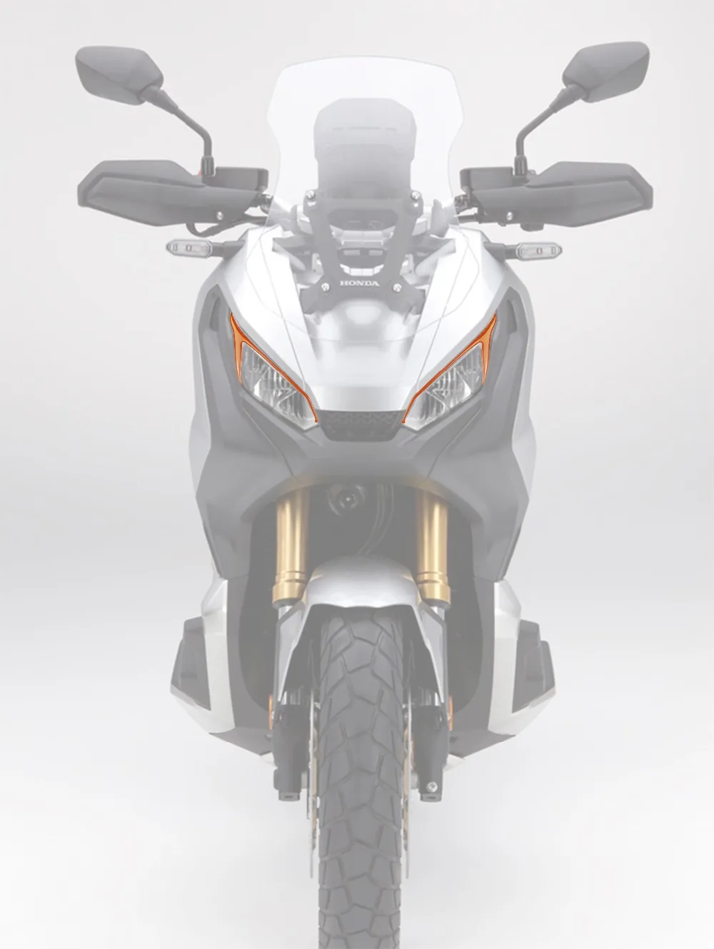 Подходит для Honda X-ADV XADV 750 adv фары украшения мотоцикл наклейка на фары 3D Наклейка на фары неглубокие брови