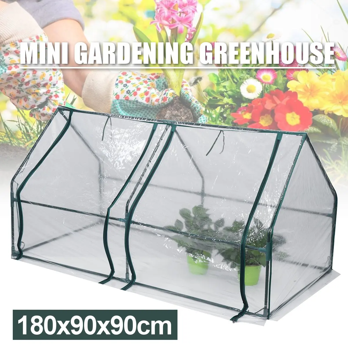 Мини-теплица для дома и улицы 180x90x90 см | Дом сад