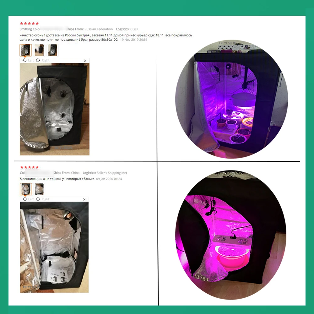 

BEYLSION Indoor Tent Grow with Plant Grow Light Room Boxes Plant Grow Tent LED Grow Tent Set Growboxes For Indoor Plants Growing