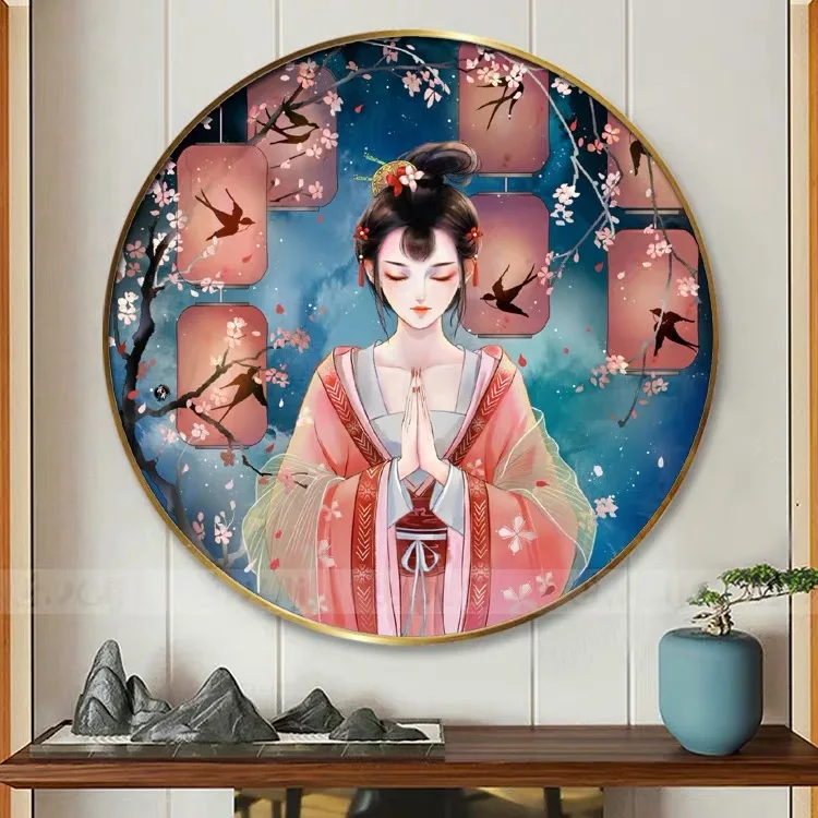 Цена Наборы для вышивки крестиком с изображением старинной красавицы, 11 карат, водорастворимые узоры на холсте, украшение для дома Купить Наборы для вышивки крестиком с изображением старинной красавицы, 11 карат, водорастворимые узоры на холсте, украшение для дома