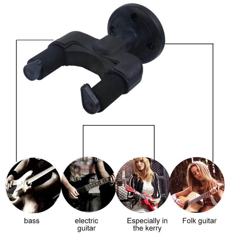 Гитары вешалка стойка держатель для настенного крепления нейлон Материал
