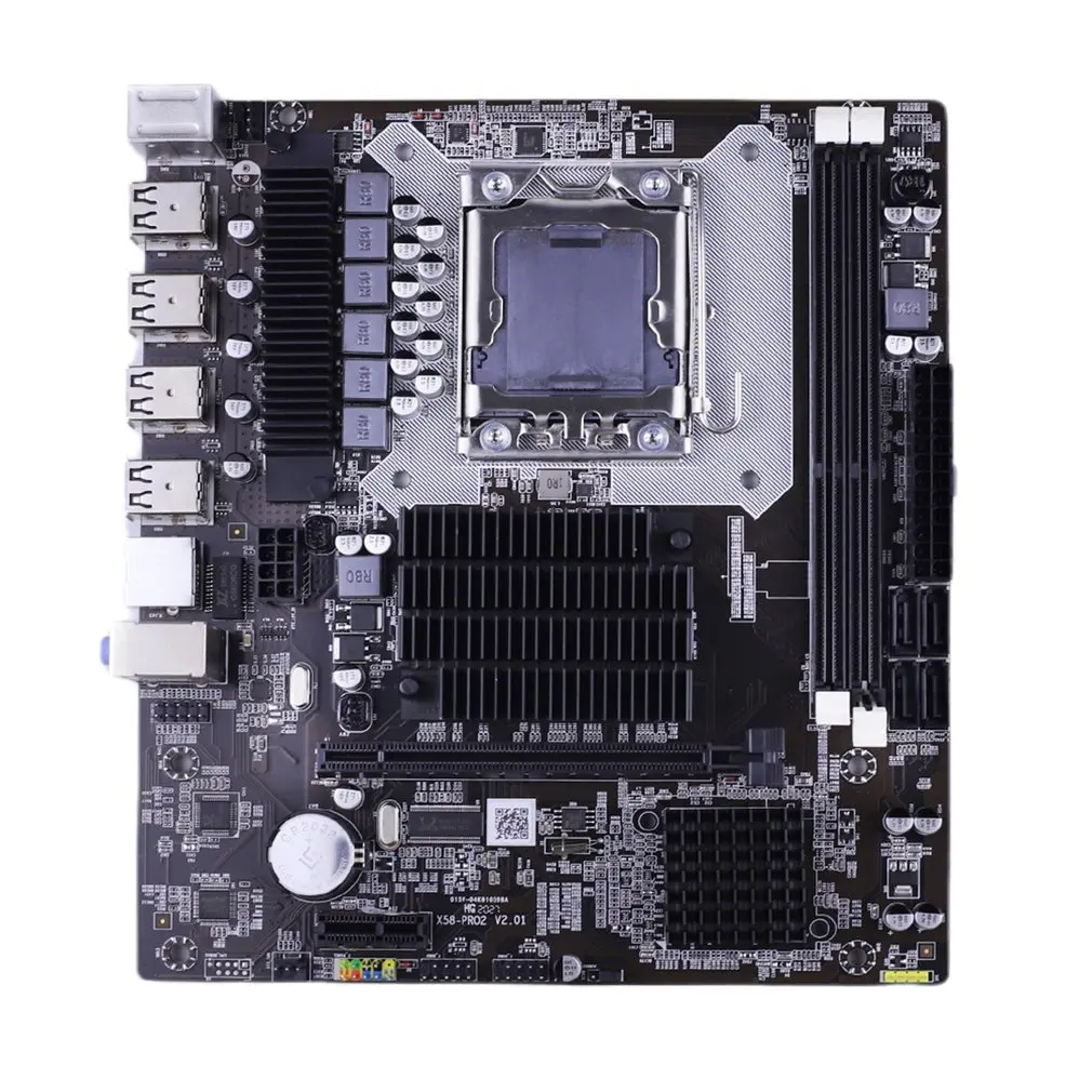 Материнская плата X58 LGA 1366 Socket REG ECC DDR3 память для Intel LGA1366 I5 17 ЦП Xeon материнская