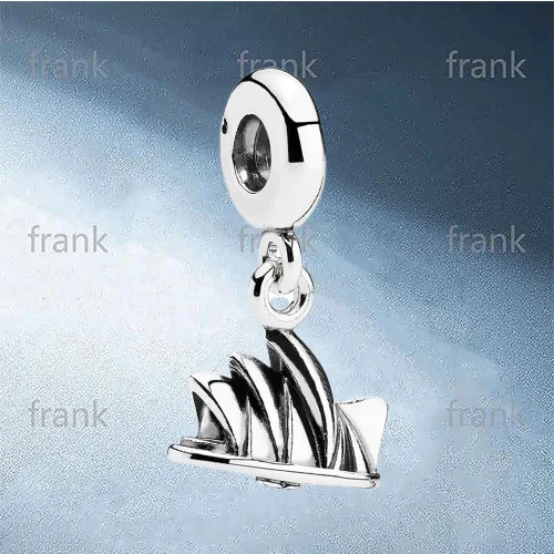 

791175--Sydney-Opera-House-Dangle-Charm mini charms for jewelry making silver charms