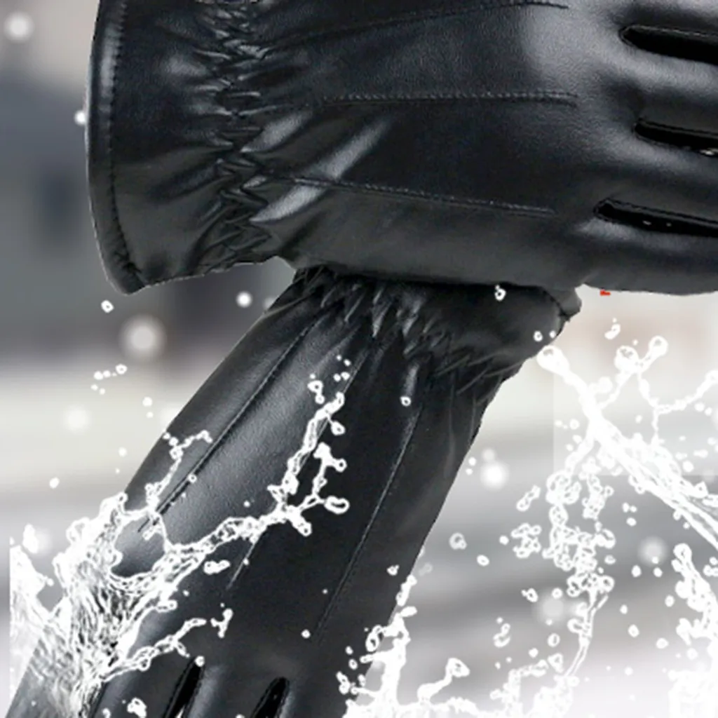 

Women Plus Velvet Thickening Gloves Cold Weather Gloves with Warm Dual Lining Fashion warm and waterproof winter gloves
