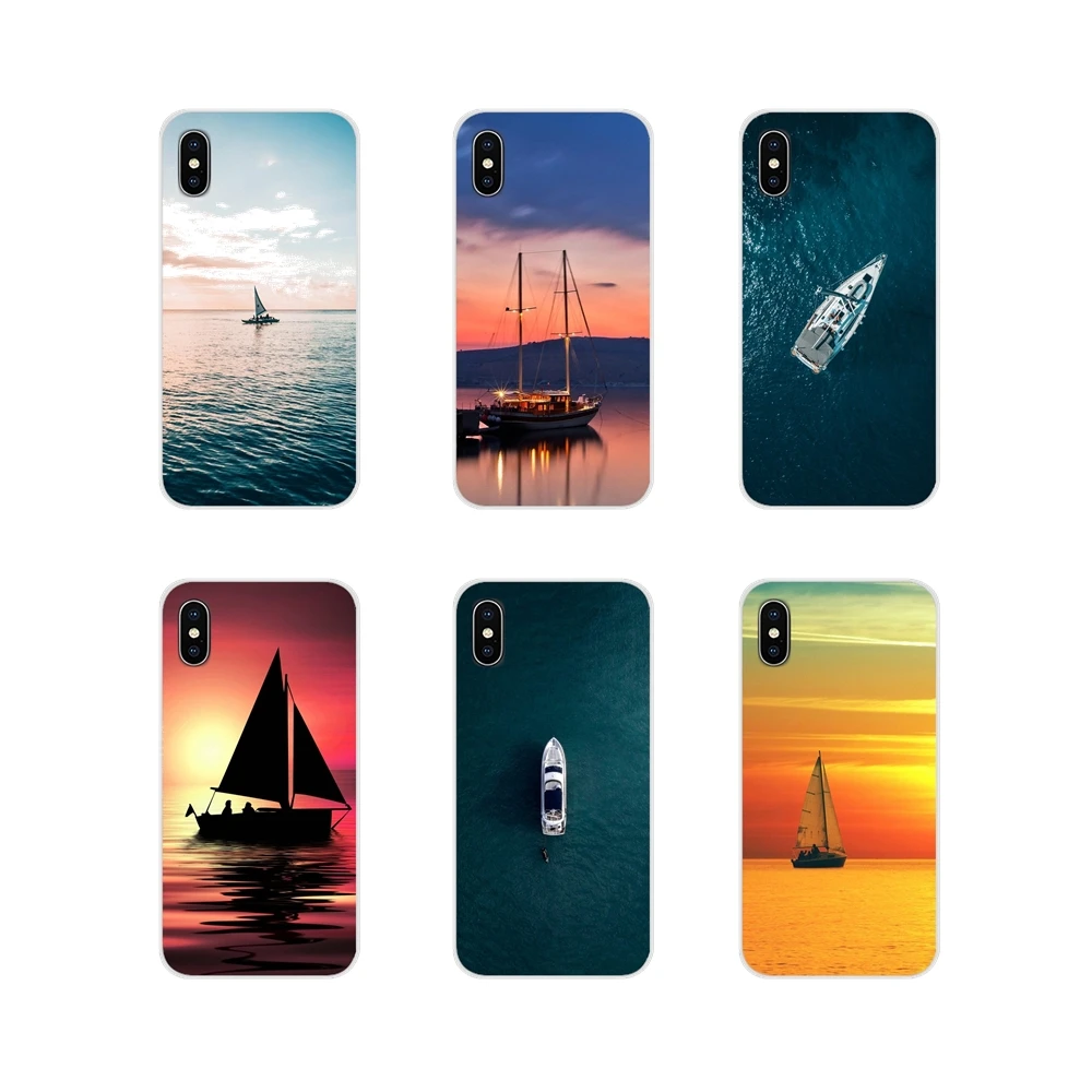 Парусная лодка для Samsung A10 A30 A40 A50 A60 A70 M30 Galaxy Note 2 3 4 5 8 9 10 PLUS аксессуары чехлы