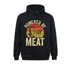 Толстовка женская с капюшоном и принтом мяса, на осень
