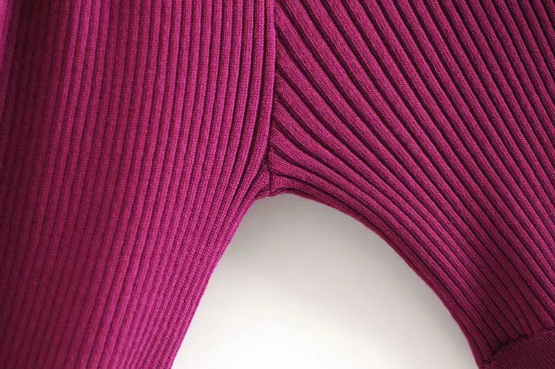 Женские элегантные трикотажные кроп-топ с длинным рукавом тонкие свитера на