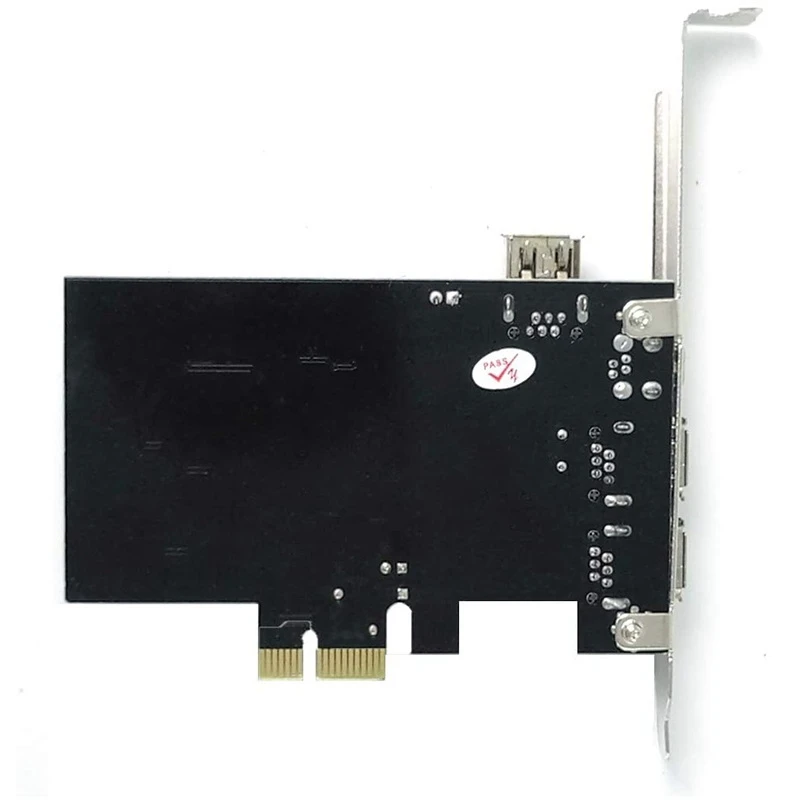 Плата PCIe Firewire для контроллера Windows 10 IEEE 1394 PCI Express 4 порта (3x6 контактов и 1x4 контакта)