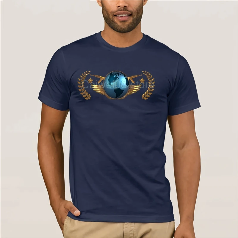 Hot men's fun casual print T-shirt CS GO The Global Elite fashion summer t-shirt for women | Мужская одежда